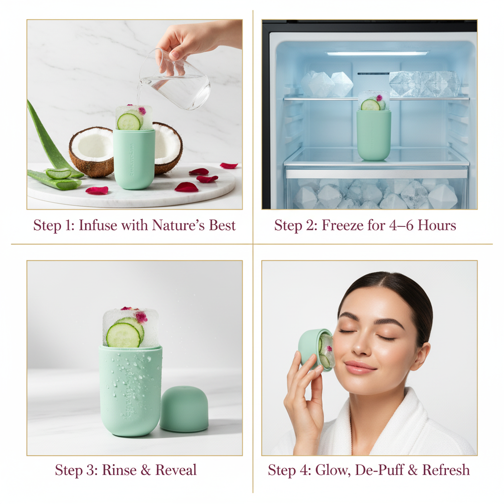 Silicone Ice Face Roller